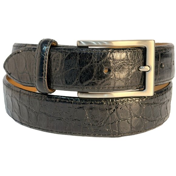 knee length dresses for ladies Stussy Gator Embossed Dress Belt  Justin Reed